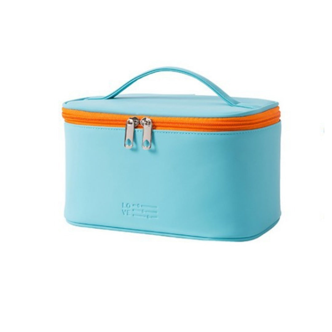 Capacity waterproof cosmetic bag, PU multi-functional cosmetic storage bag, cosmetic bag lightweight, makeup bag organizer, -dropshippingabc.com