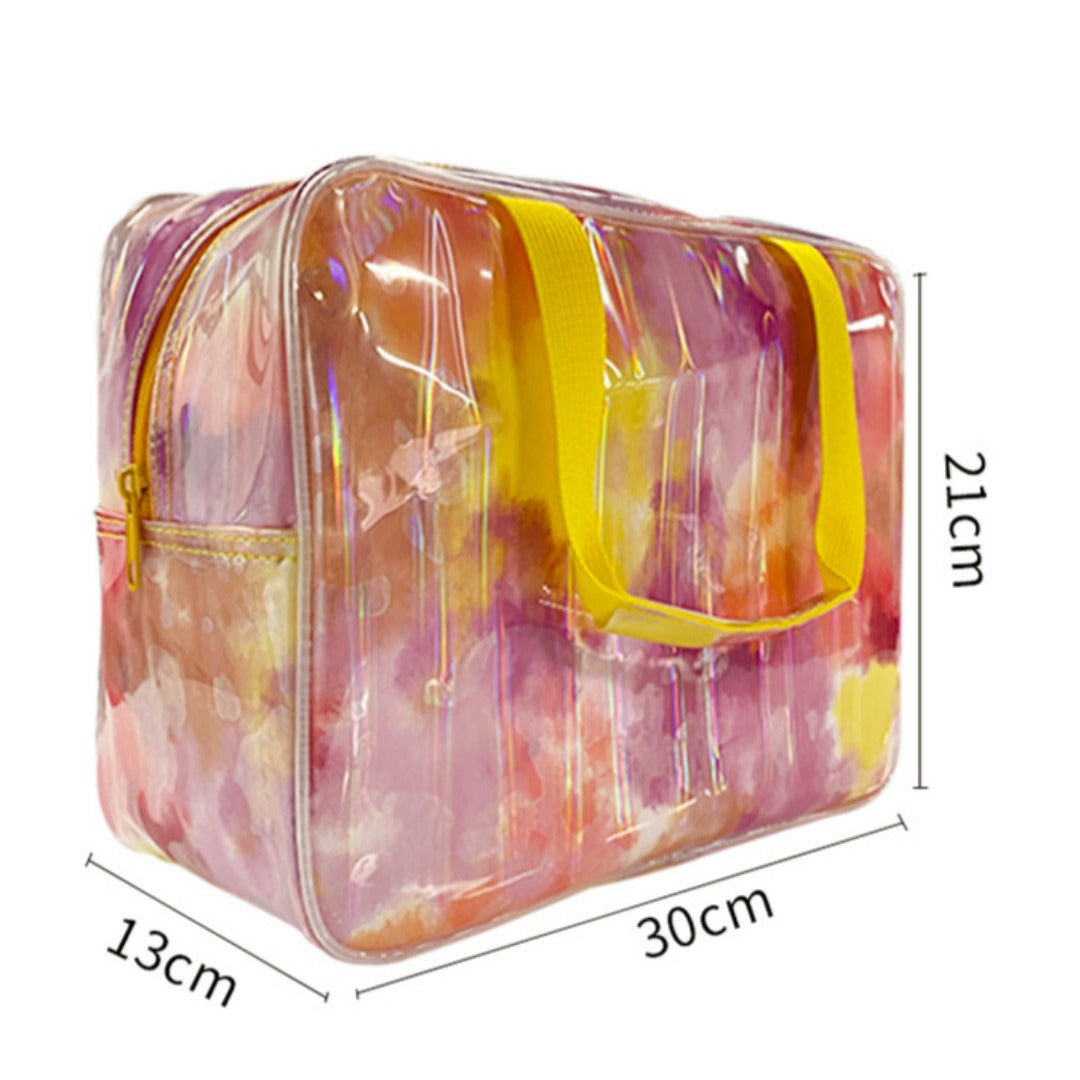 Waterproof Makeup Bag for Women - Large Capacity Travel Toiletry Organizer & Portable Storage Bag -dropshippingabc.com