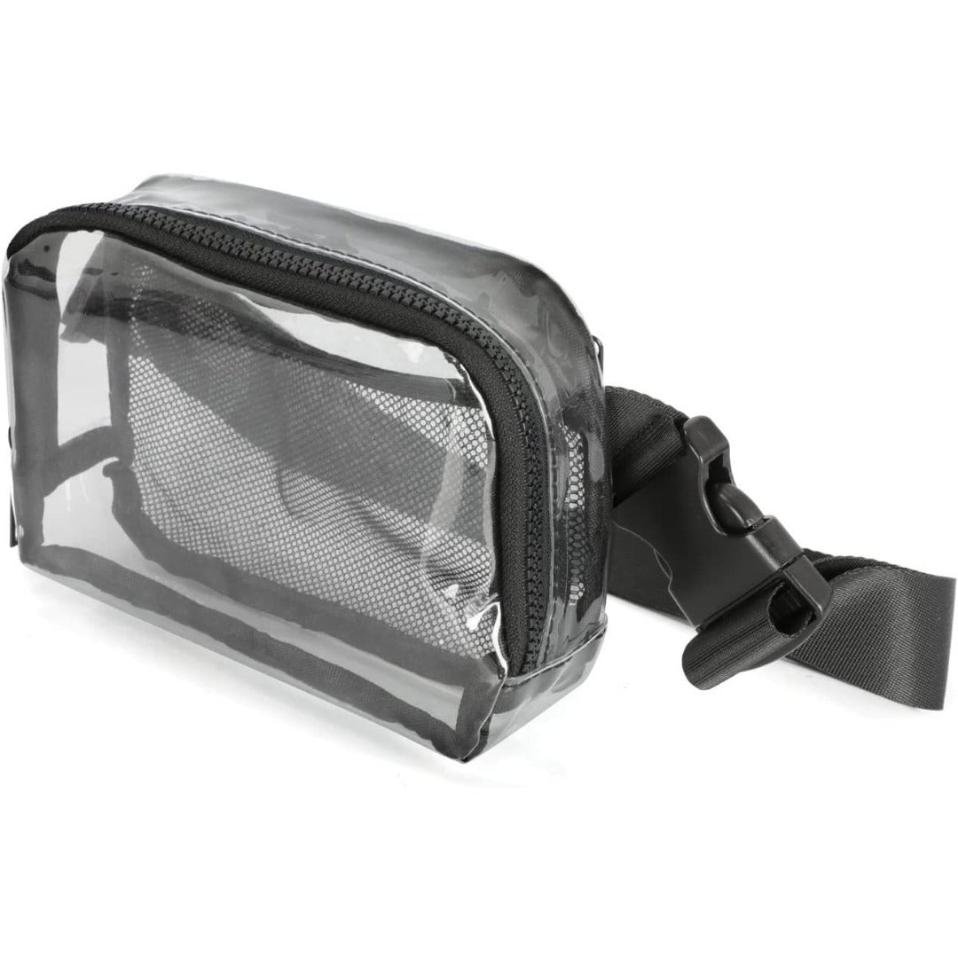 Waterproof Square Fanny Pack - Transparent Small Crossbody Belt Bag with Adjustable Strap, Stadium Approved -dropshippingabc.com