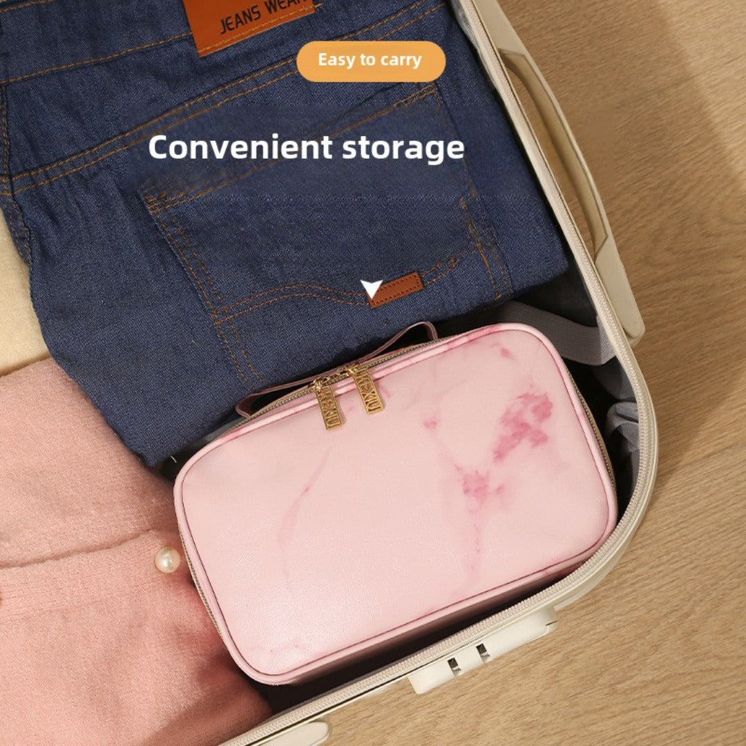 Large Makeup Bag for Women - Travel Cosmetic Organizer with Large Capacity, Portable Storage Case -dropshippingabc.com