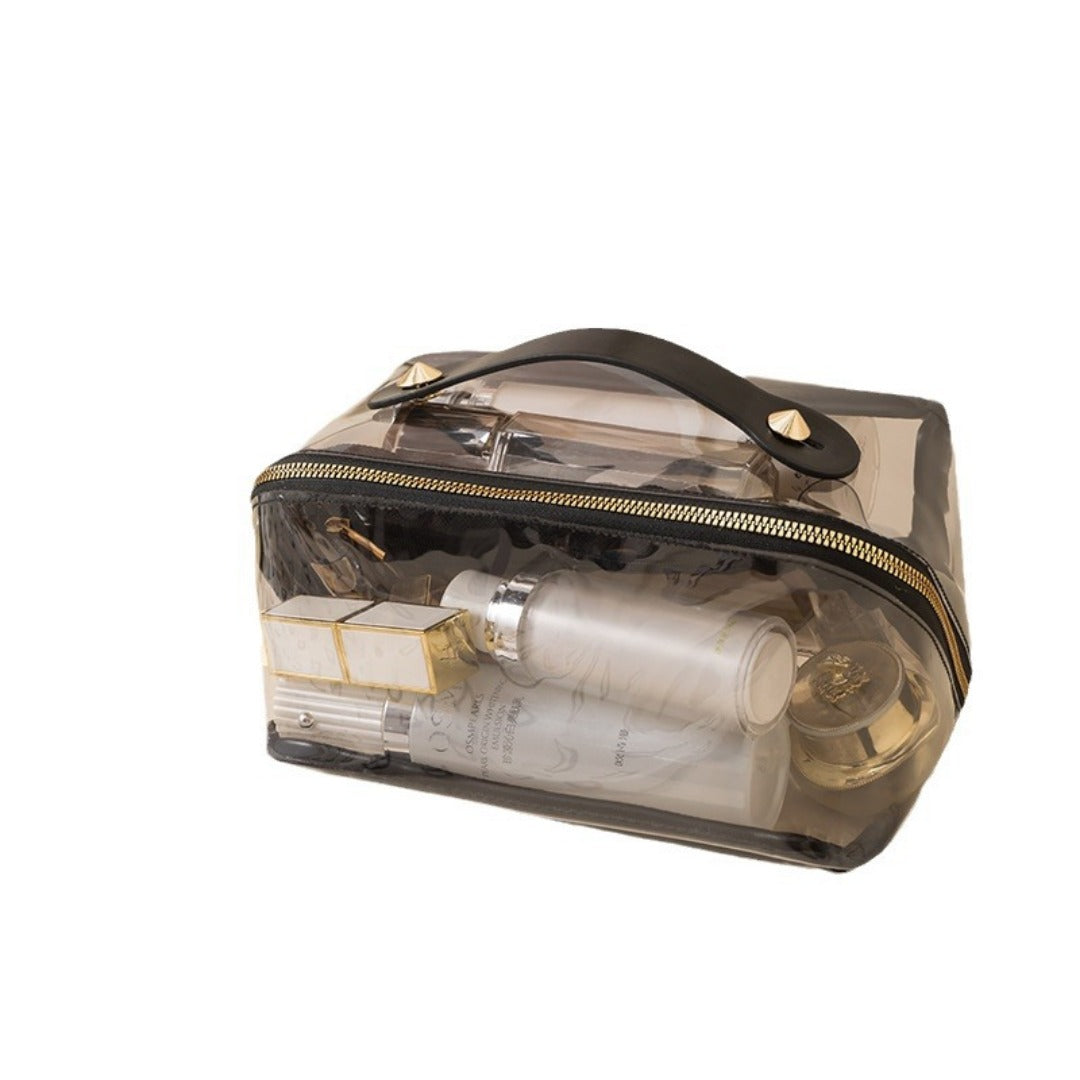 Waterproof PVC Cosmetic Bag - Large Capacity Multi-Functional Travel Makeup Organizer & Wash Bag -dropshippingabc.com