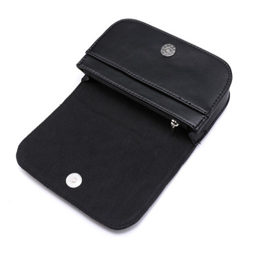 Rivet Women's Small Fanny Pack – Fashionable Casual Waist Bag for Travel, Sports, Holiday, Running, and Beach – Compact, Stylish, and Functional -dropshippingabc.com