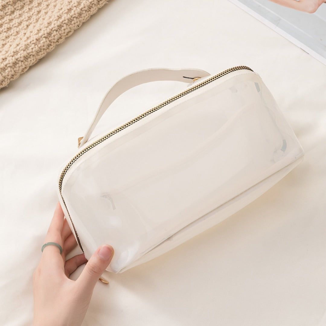 Waterproof PVC Cosmetic Bag - Large Capacity Multi-Functional Travel Makeup Organizer & Wash Bag -dropshippingabc.com