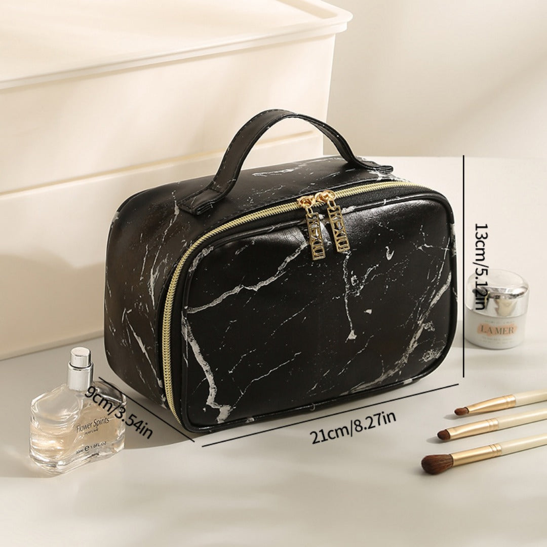 Large Makeup Bag for Women - Travel Cosmetic Organizer with Large Capacity, Portable Storage Case -dropshippingabc.com