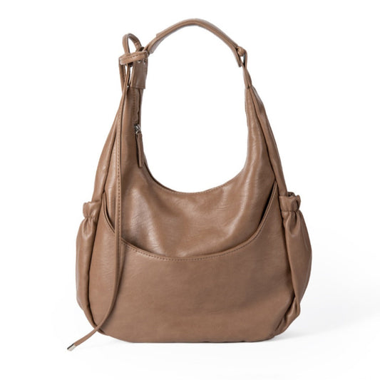 Large Capacity Black Hobo Bag for Women - Versatile Shoulder Hobo Bag -dropshippingabc.com