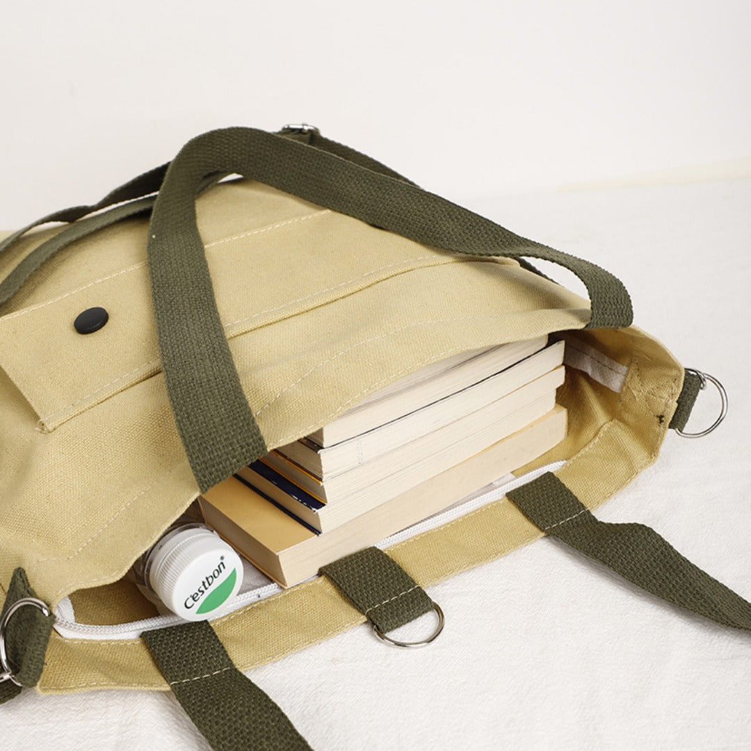 Nylon Crossbody Bag - Lightweight hobo Shoulder Bag with Simple Canvas Style -dropshippingabc.com