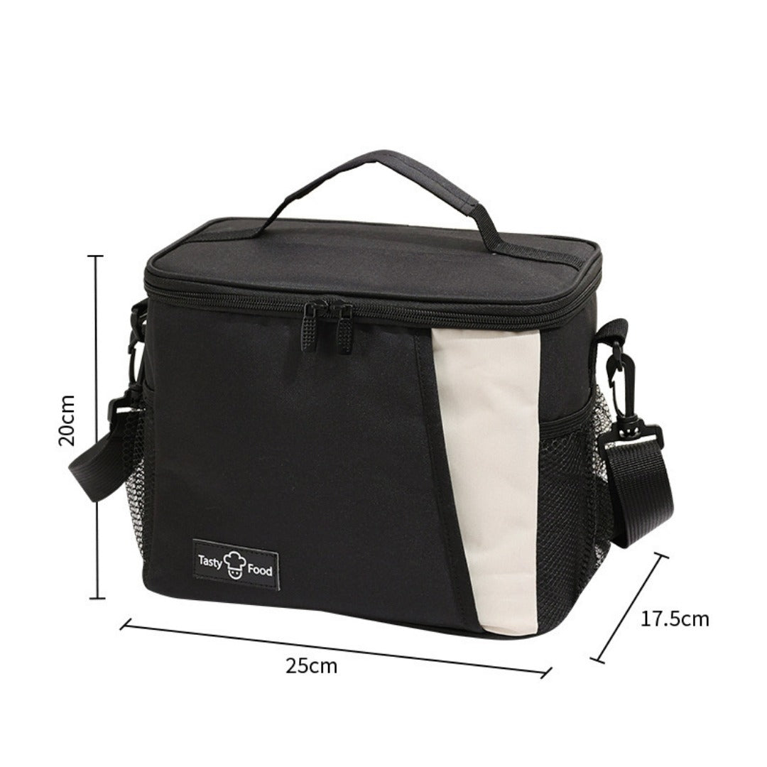 Outdoor Picnic Bag - Lunch Tote with Crossbody Strap & Shoulder Ice Bag for Thermal Insulation -dropshippingabc.com