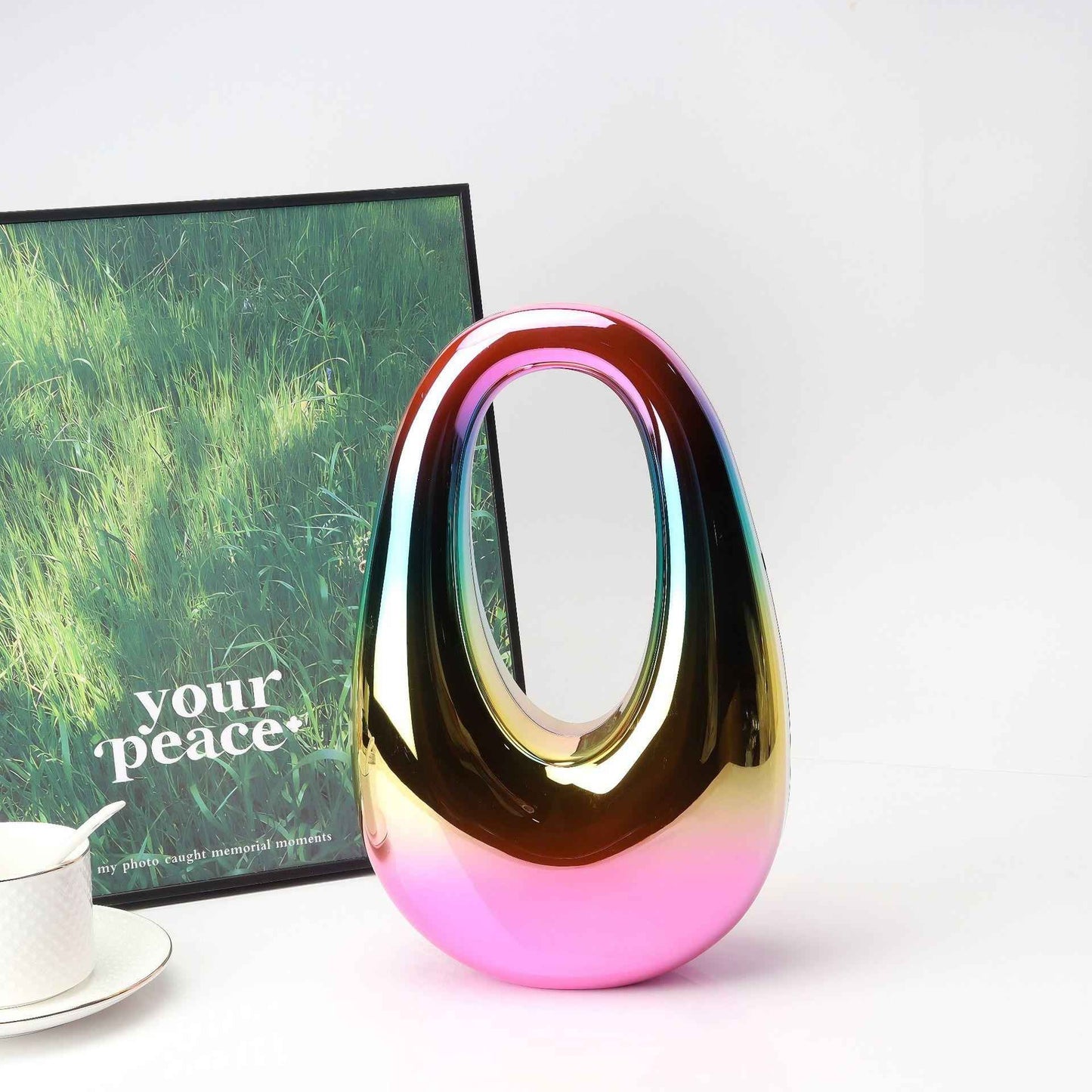 U-Shape Acrylic Evening Bag - Party Decoration Clutch Purse with Versatile Chain Strap