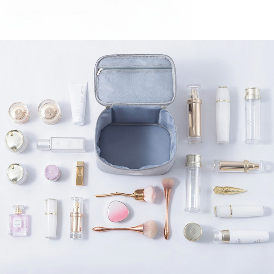 Large Capacity Waterproof Cosmetic Bag - Foldable Travel Toilet Bag & Makeup Organizer for Women -dropshippingabc.com