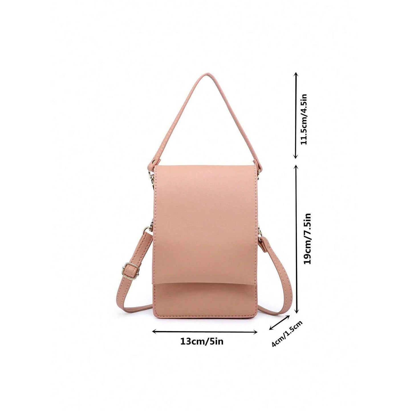 Phone Purse Crossbody Bag - Small Mobile Pouch with Detachable Straps & Multiple Pockets