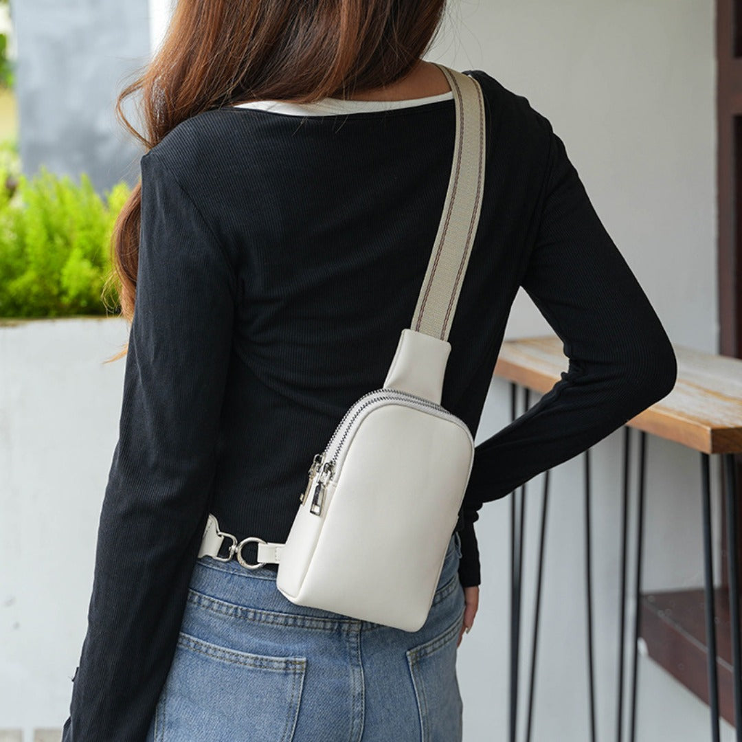Unisex Small Chest Bag - Stylish Soft PU Crossbody Chest Purse & Fanny Pack for Everyday Use -dropshippingabc.com