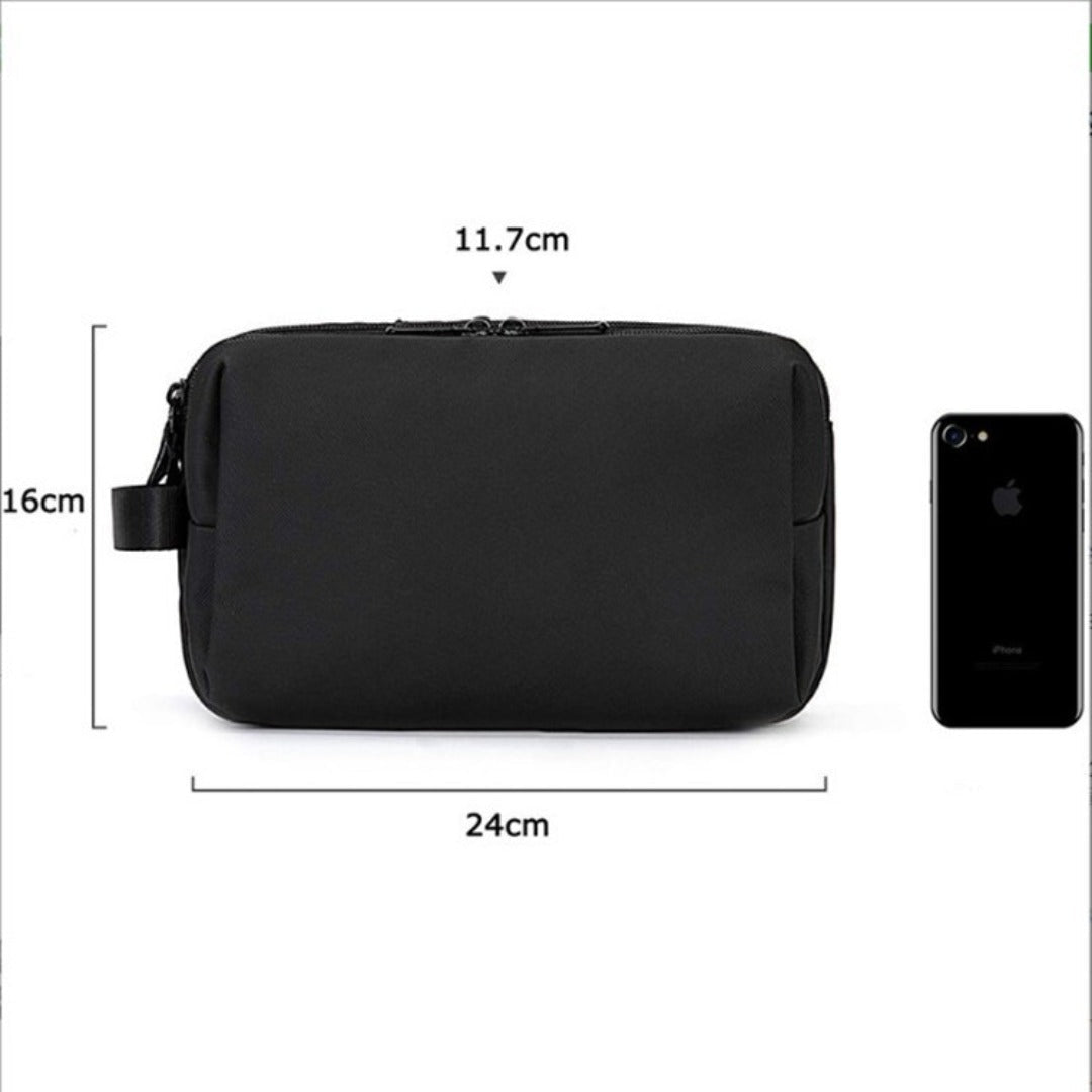 Unisex Waterproof Toiletry Bag - Multi-Compartment Shaving Kit & Shower Products Organizer for Men & Women -dropshippingabc.com