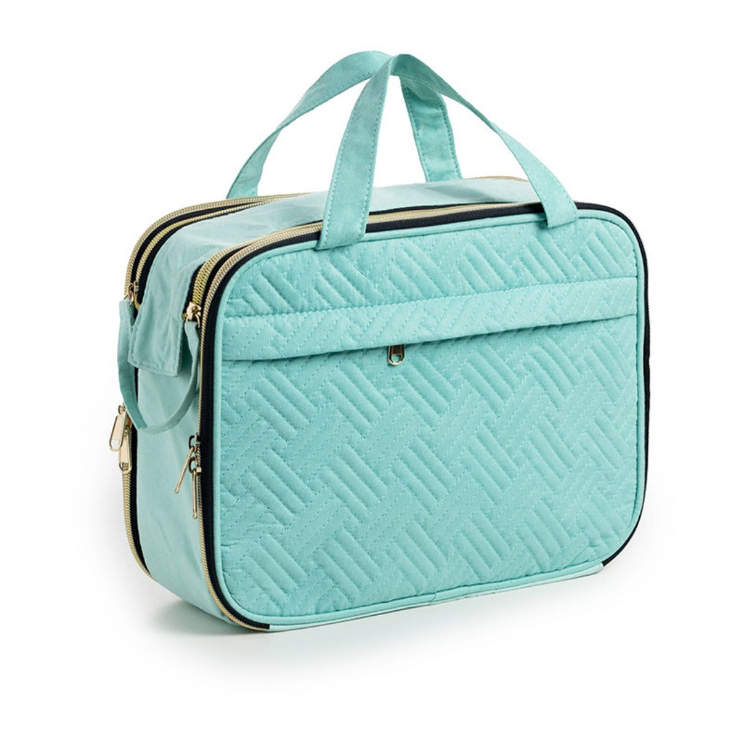 Travel Makeup Bag Organizer - Large Wash Bag & Cosmetic Storage Kit for Women -dropshippingabc.com