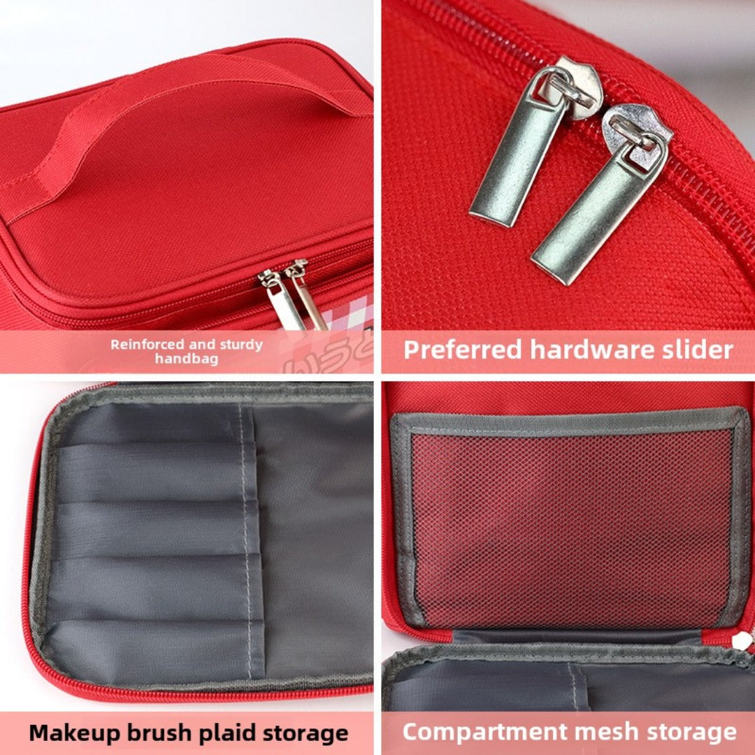 Cute Large Capacity Portable Storage Toilet Bag - Travel Bucket Cosmetic Bag & Makeup Organizer for Women -dropshippingabc.com