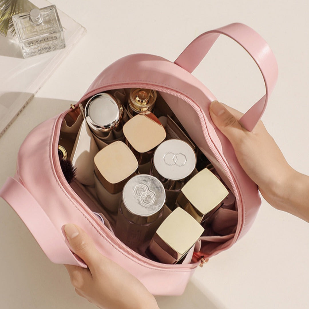 Tote Style Makeup Bag - Waterproof Large Capacity Travel Toiletry Organizer & Skincare Storage -dropshippingabc.com