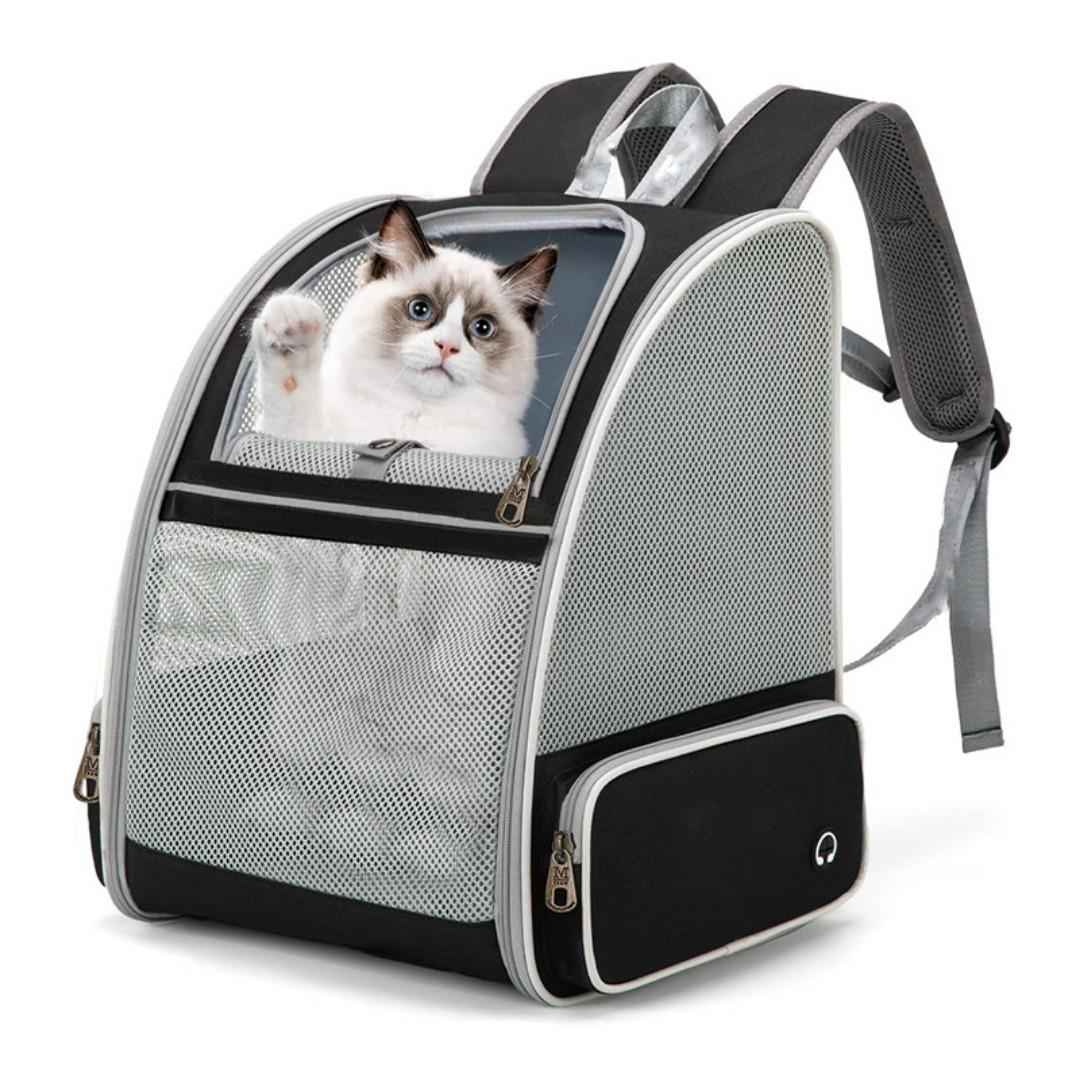 Stylish Pet Bag - Premium Pet Backpack Portable with Breathable Mesh for Hiking, Perfect Cat Backpack for Everyday Adventures