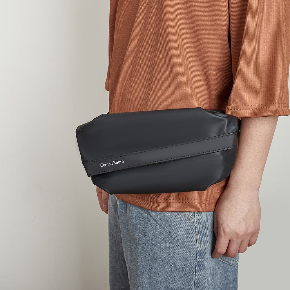 Men's Sports Fanny Pack – Casual Shoulder Bag, Cycling Breast Bag, Waterproof Chest Purse, Crossbody Waist Bag, Fanny Pack for Men -dropshippingabc.com