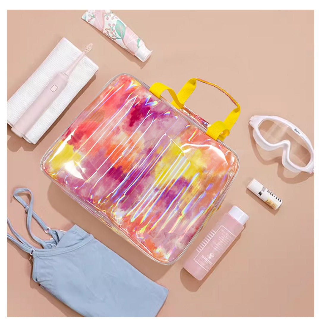 Waterproof Makeup Bag for Women - Large Capacity Travel Toiletry Organizer & Portable Storage Bag -dropshippingabc.com