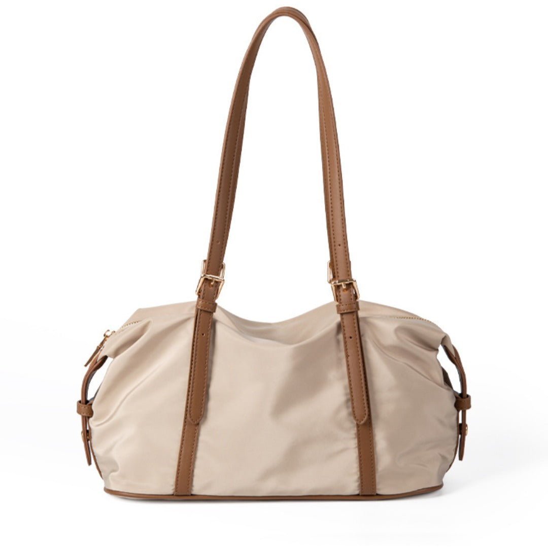 Summer Contrasting Shoulder Bag for Women - Versatile Commuter Large Capacity Boston Bag & Hobo Shoulder Purse -dropshippingabc.com