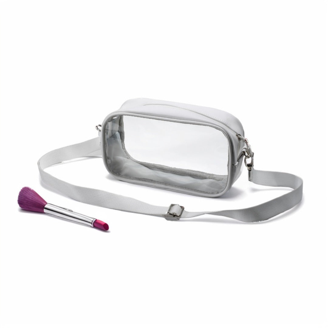 Unisex PVC Transparent Toiletry Bag - Waterproof Travel Organizer with Compartments for Men & Women -dropshippingabc.com