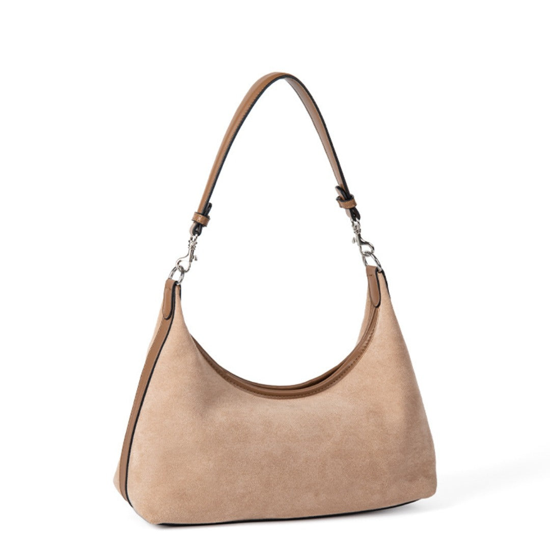 Suede Simple Hobo Bag - Autumn Winter Retro Versatile Handbag, Small Hobo Shoulder Bag for Women -dropshippingabc.com