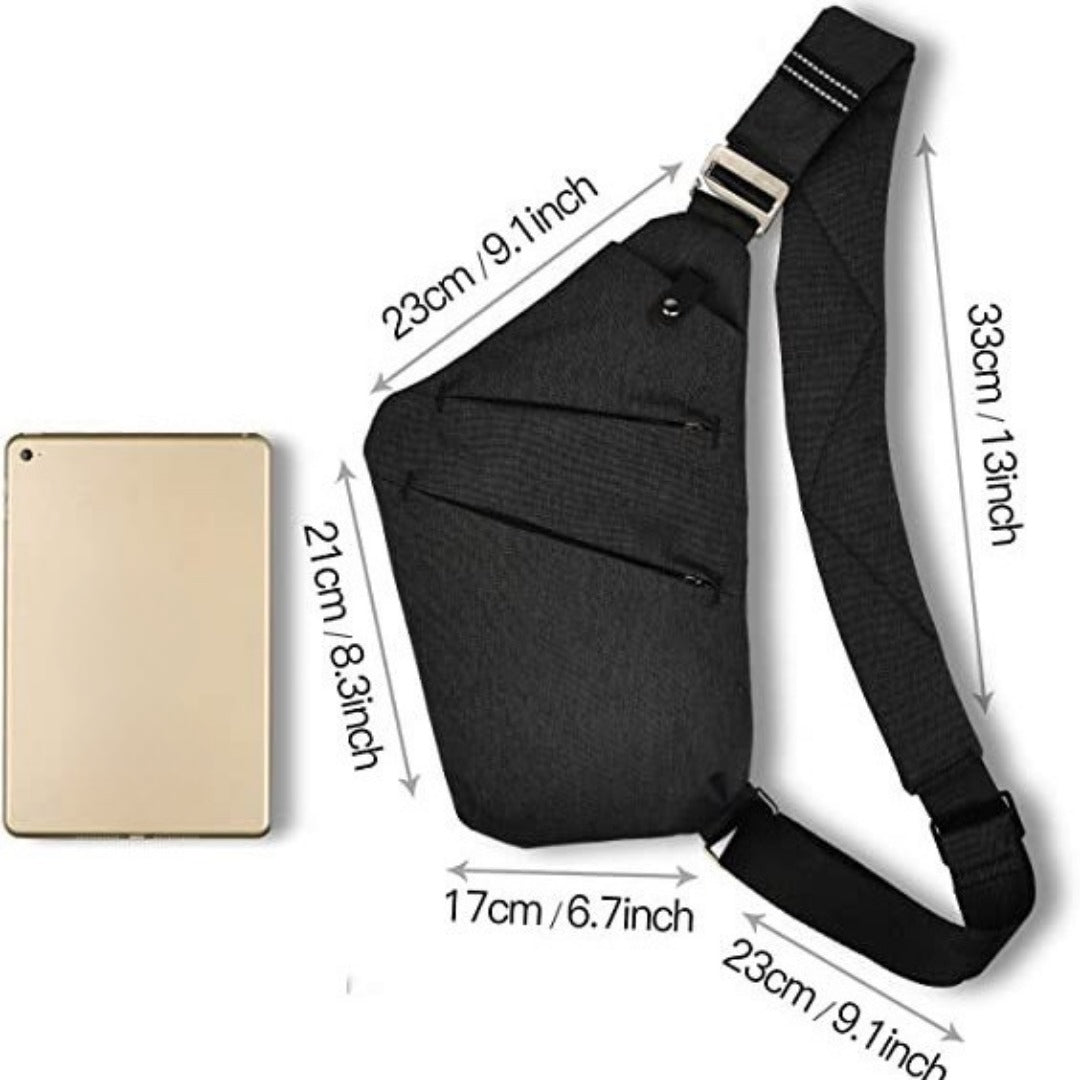 Fanny pack Crossbody bag, - Anti-theft Crossbody bag Unisex, Travel Sports Convenient Shoulder Crossbody bag -dropshippingabc.com