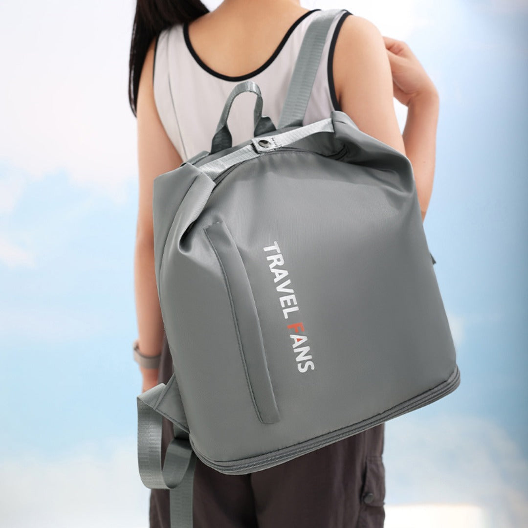 Fitness Backpack with Wet-Dry Separation - Large Capacity Sports Bag for Gym, Swimming & Beach Travel -dropshippingabc.com