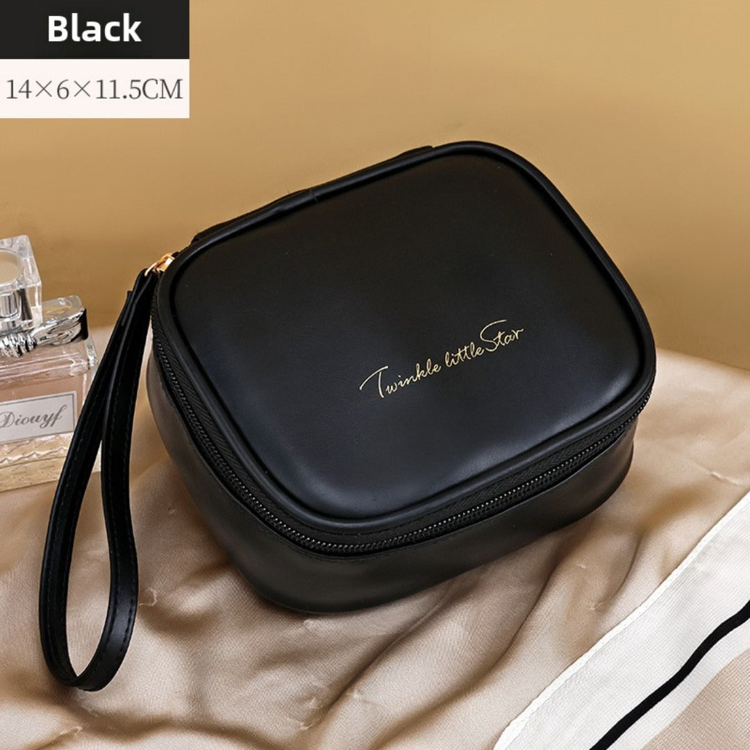 Portable PU Makeup Bag - Small Cream Lipstick Envelope Carry Bag for Students & Sanitary Napkin Storage -dropshippingabc.com