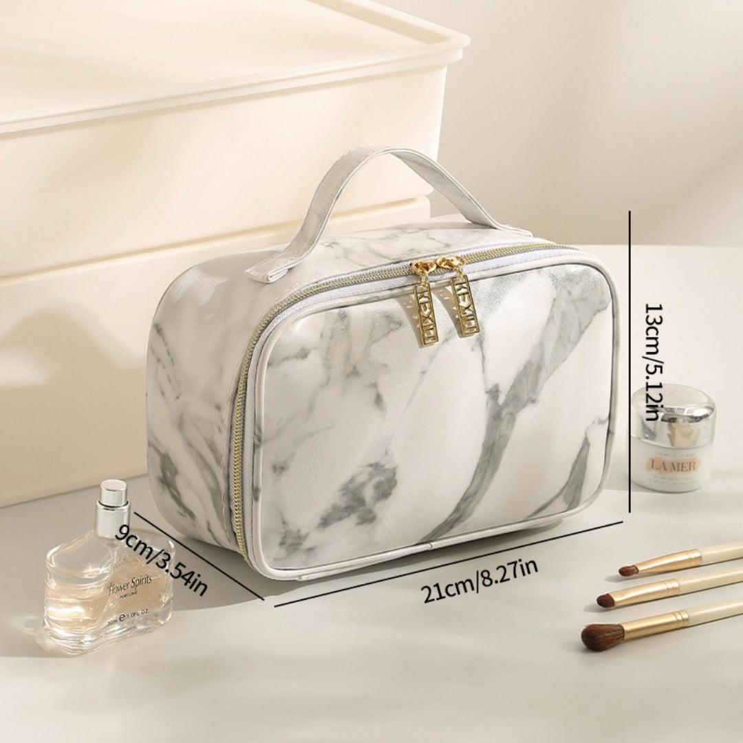 Large Makeup Bag for Women - Travel Cosmetic Organizer with Large Capacity, Portable Storage Case -dropshippingabc.com