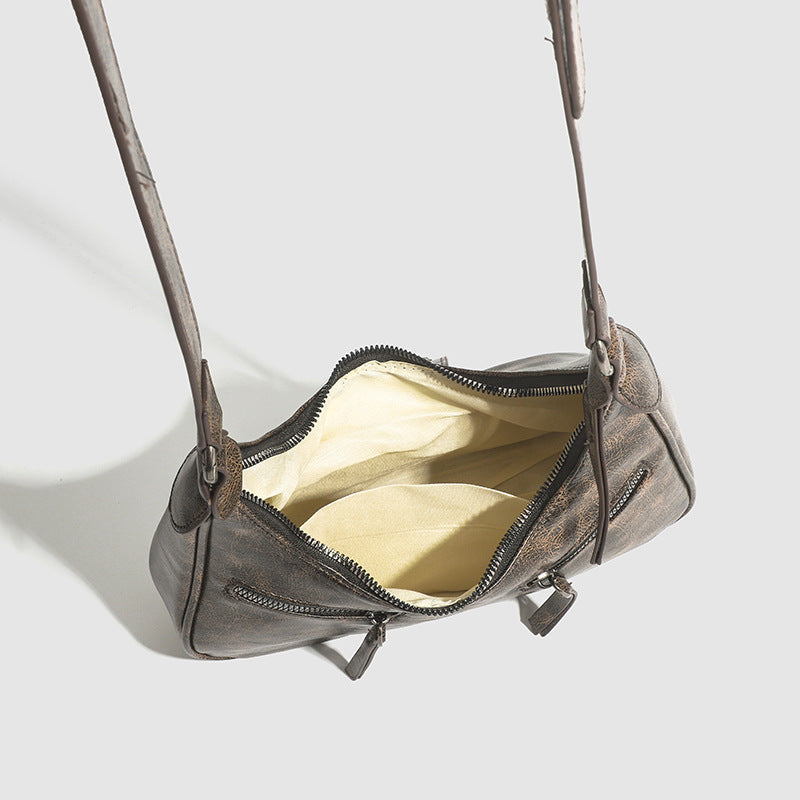 Women's Retro Hobo Shoulder Bag - Fashion Crescent Crossbody Bag with Vintage Design -dropshippingabc.com