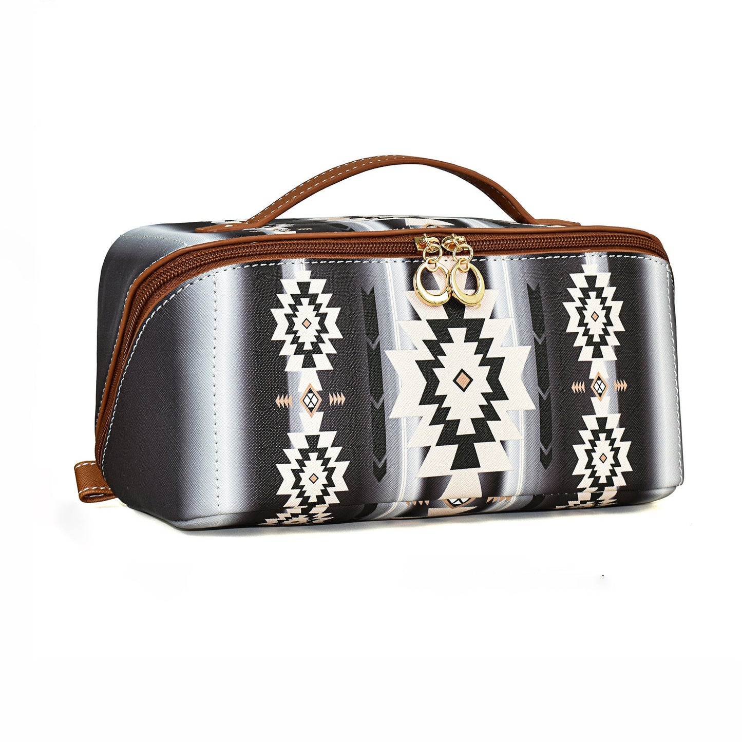 Bohemian Cloud Pillow Cosmetic Bag - Large Capacity PU Travel Makeup Organizer & Toilet Case -dropshippingabc.com