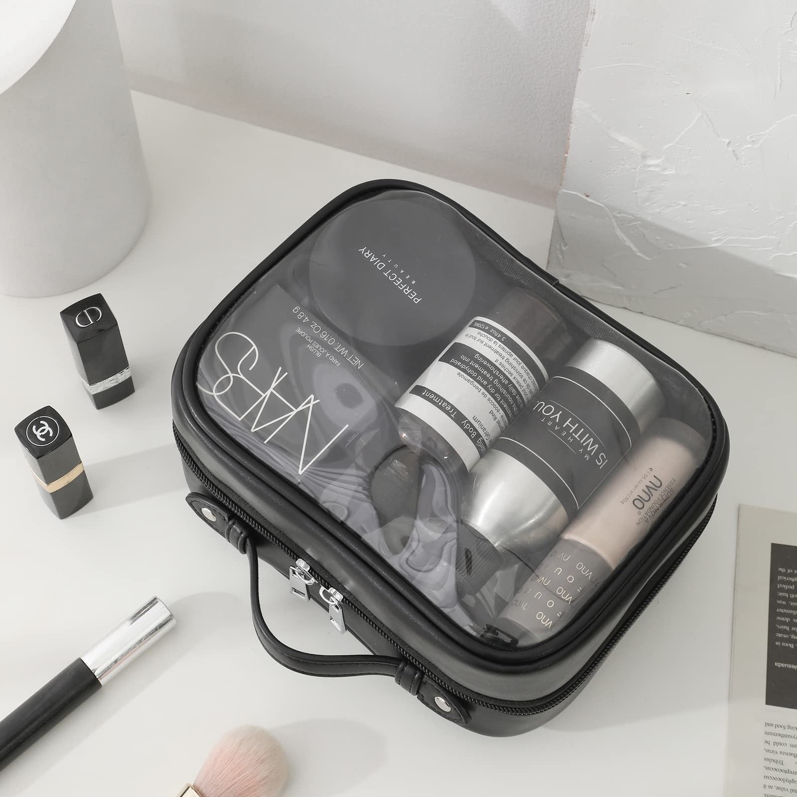 Waterproof Toiletry Bag - All-in-One Travel Cosmetic Organizer & Storage Solution -dropshippingabc.com