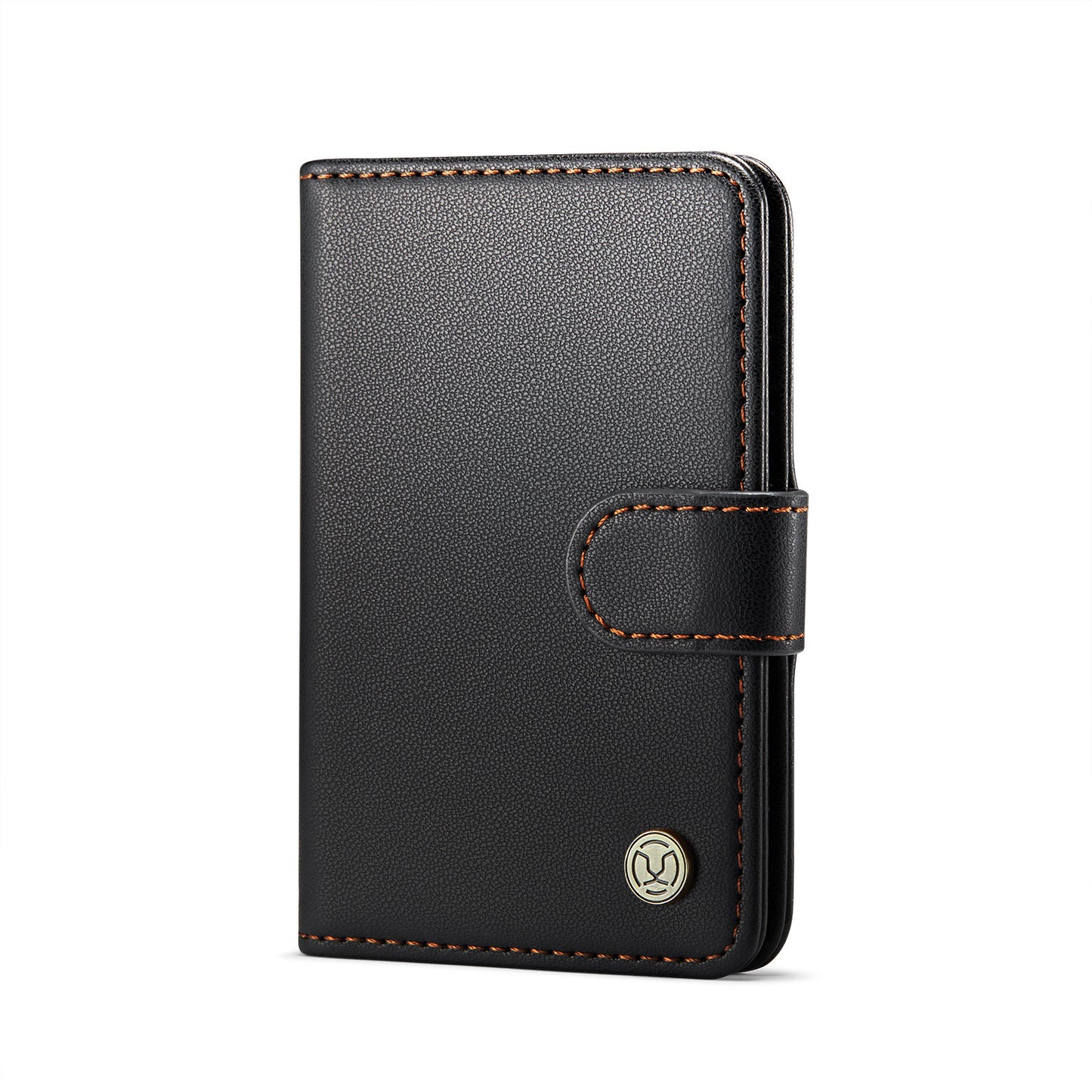 Magsafe ring magnetic card case  for iPhone17 card anti-theft brush 16/15/14/13 zipper change bag Wallet Magnetic Card Holder RFID Blocking, PU Leather Minimalist Phone Wallet Compatible with MagSafe Phones -dropshippingabc.com