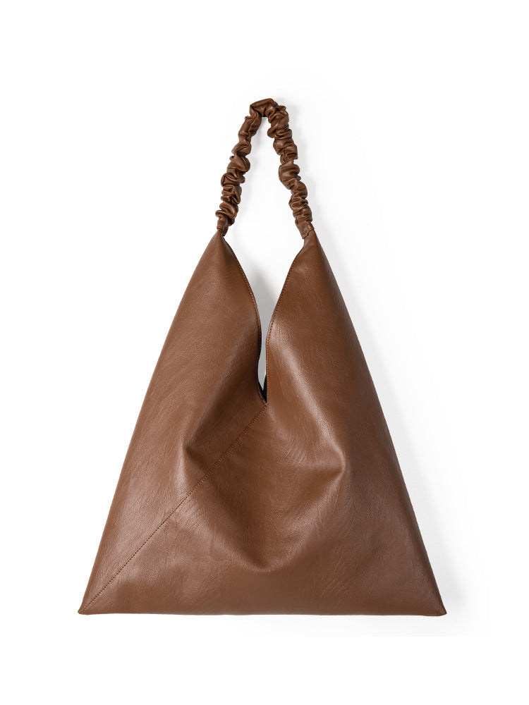 Slouch Purse - PU Leather Shoulder hobo Bag & Casual Large Capacity Tote for Commuters -dropshippingabc.com