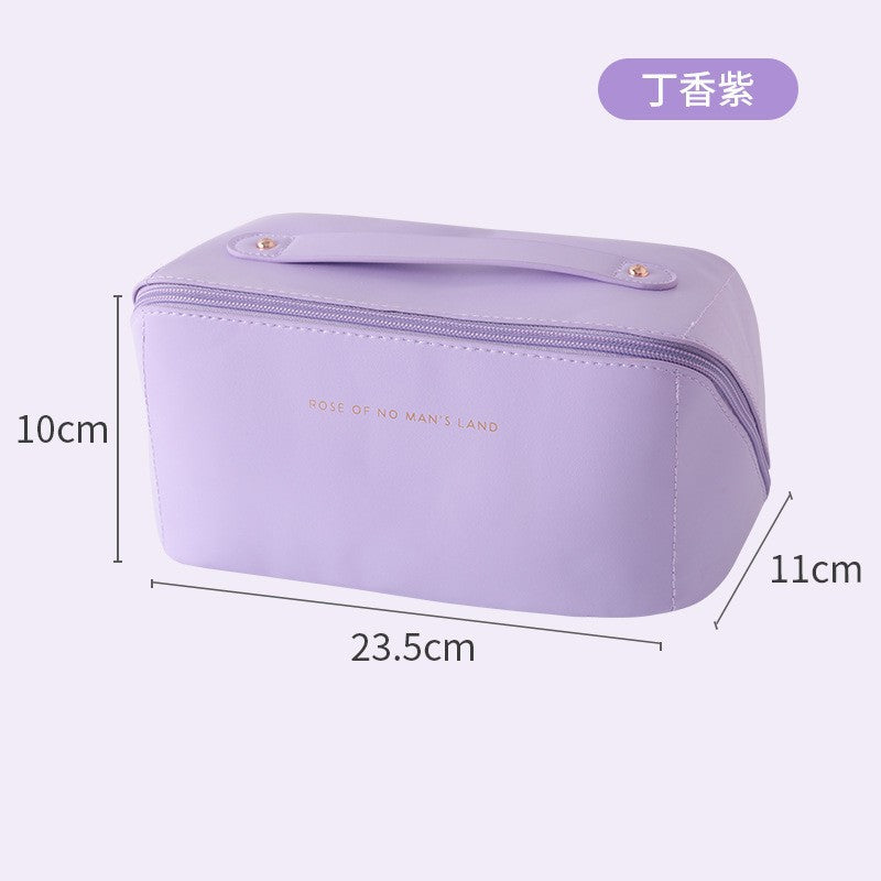 Stylish Large Capacity Makeup Bag for Women - Versatile Travel Toiletry Organizer with Compartments -dropshippingabc.com