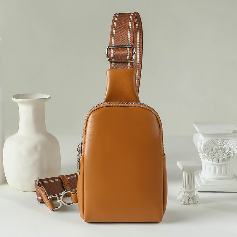 Unisex Small Chest Bag - Stylish Soft PU Crossbody Chest Purse & Fanny Pack for Everyday Use -dropshippingabc.com