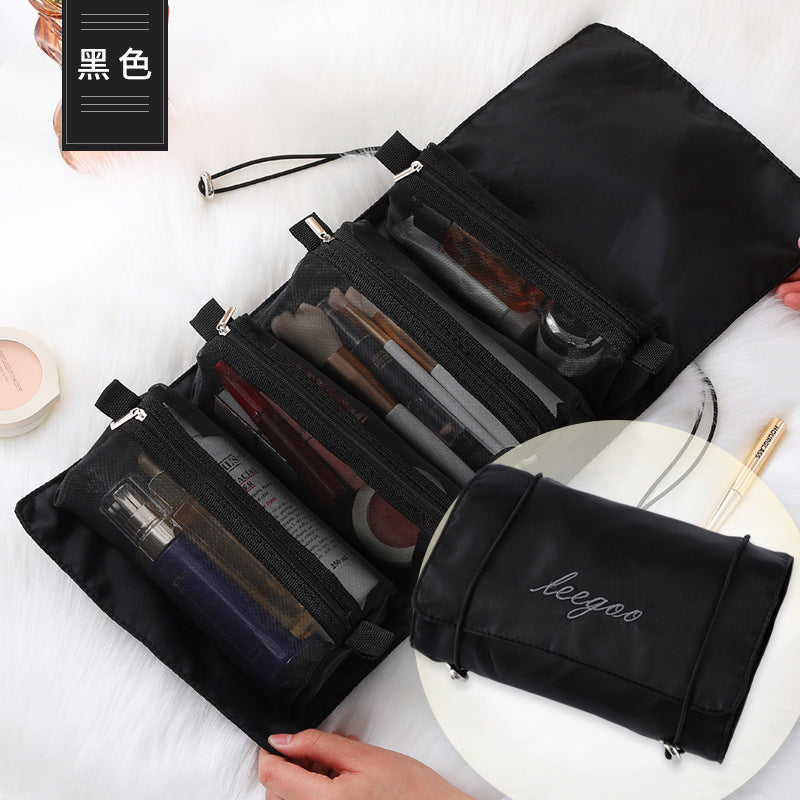 4-in-1 Travel Makeup Bag - Multi-Function Portable Cosmetic Organizer & Toiletry Storage Bag -dropshippingabc.com