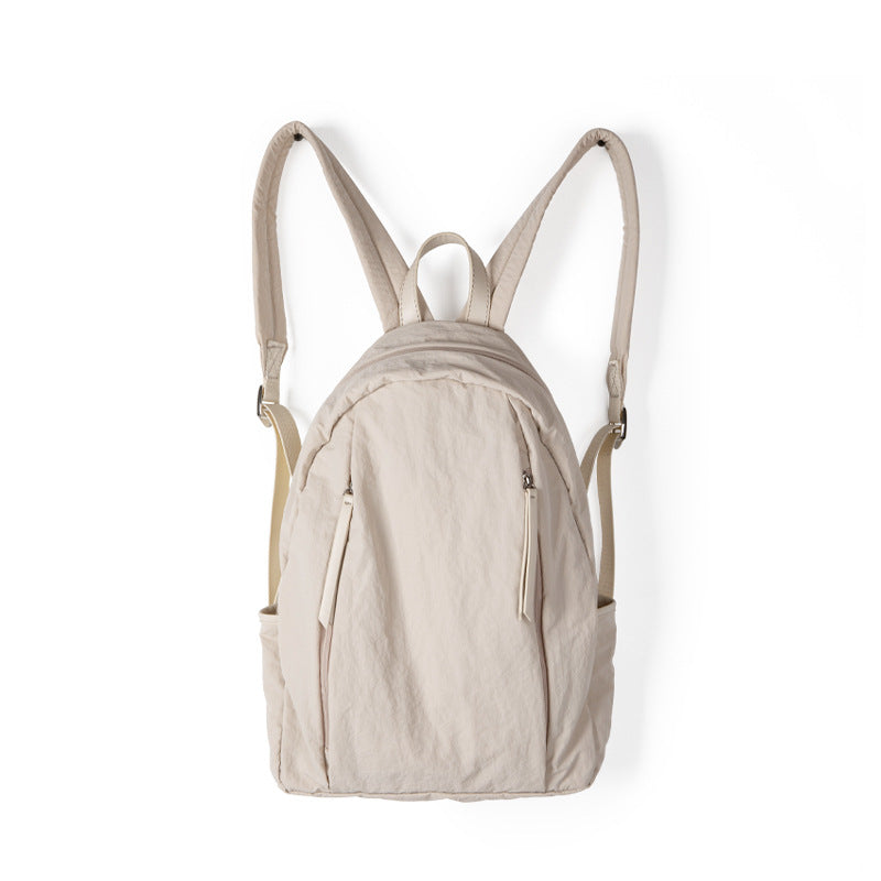 Large Capacity Nylon Backpack for Women - Lightweight Campus Travel Student Book Bag -dropshippingabc.com