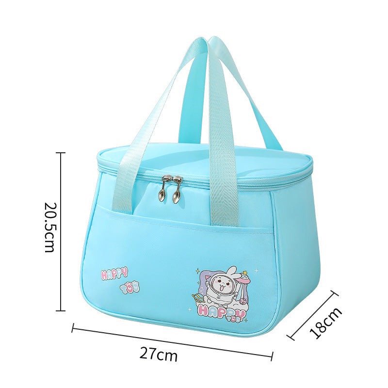 Cute Lunch Bag - Waterproof Lunch Box Bag for Students, Cartoon Picnic Camping Thermal Insulation Bag -dropshippingabc.com