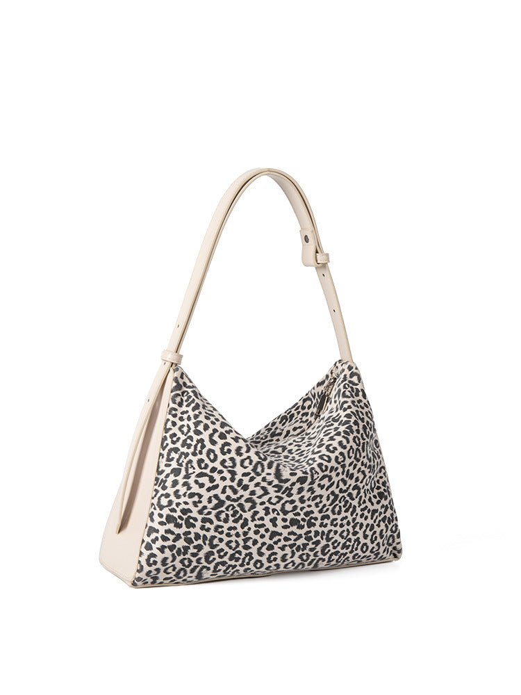 Leopard Print Autumn Winter Small Hobo Bag - Fashionable Large Capacity Shoulder Bag for Women -dropshippingabc.com