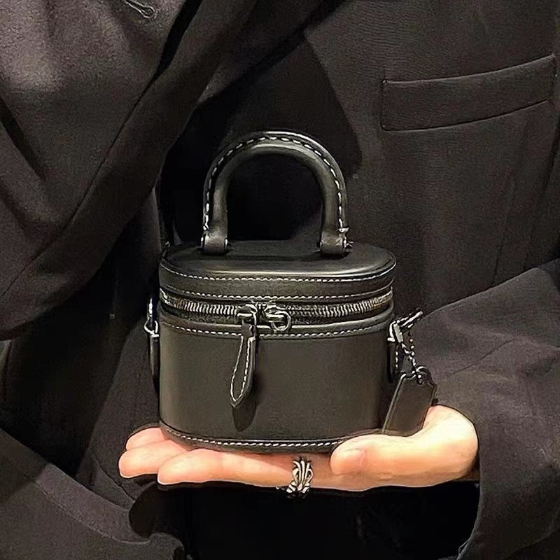 Mini Lipstick Shoulder Bag - Compact Crossbody Makeup Box with Adjustable Strap -dropshippingabc.com