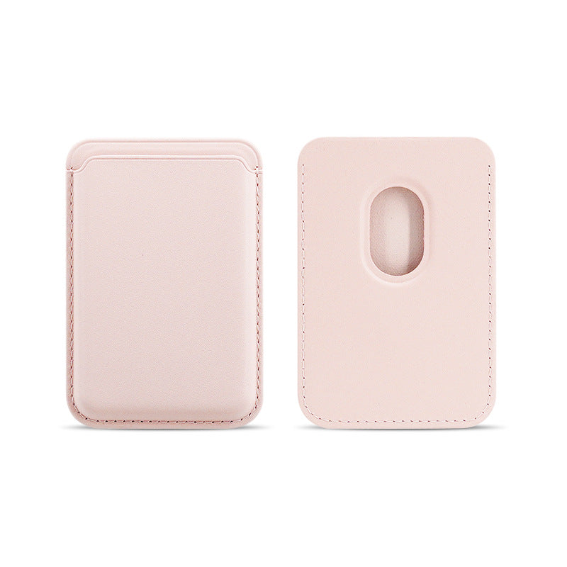 Applicable to Apple 15Magsafe magnetic card bag iPhone mobile phone card bag card holder PU magnetic suction -dropshippingabc.com