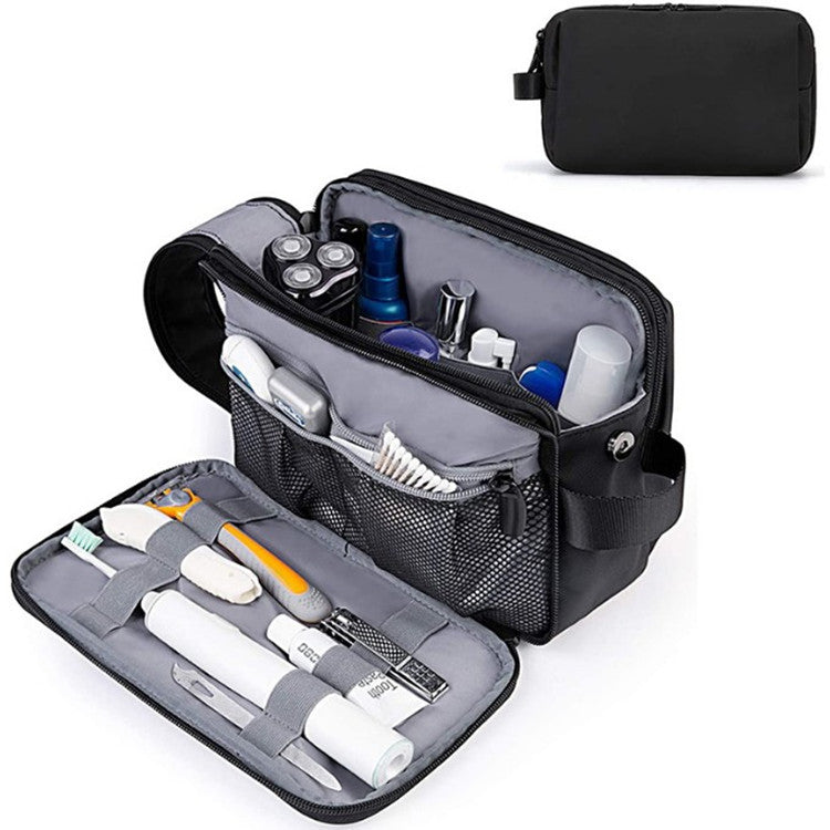 Unisex Waterproof Toiletry Bag - Multi-Compartment Shaving Kit & Shower Products Organizer for Men & Women -dropshippingabc.com