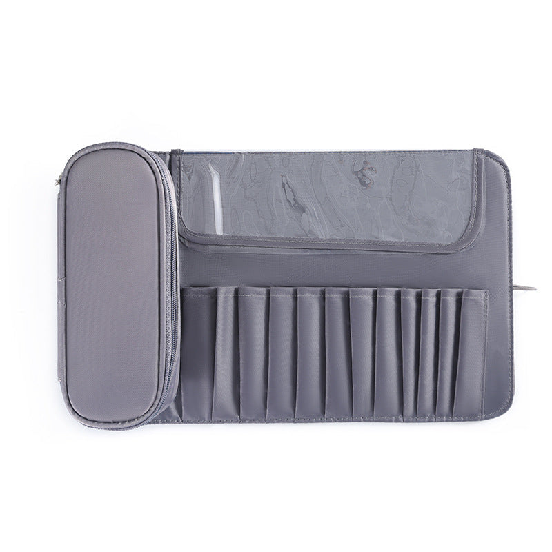 Professional Folding Makeup Bag Organizer - Multi-Function Travel Cosmetic & Makeup Brush Storage Bag -dropshippingabc.com