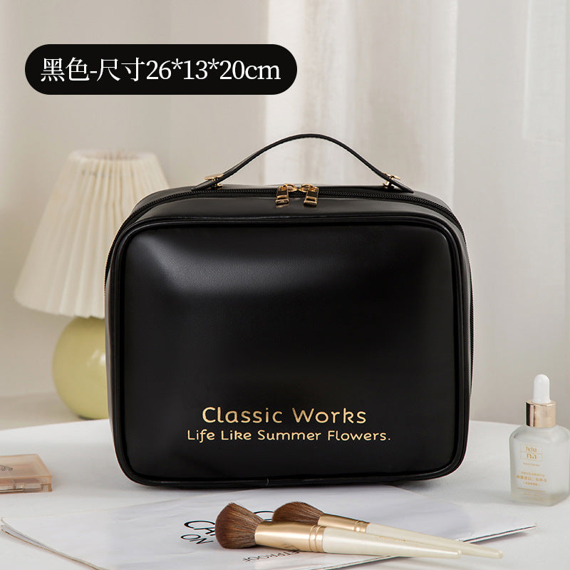 Cosmetic bag large capacity, large makeup bag,Travel makeup bag,Makeup bag organizers,Cosmetics storage bag, -dropshippingabc.com