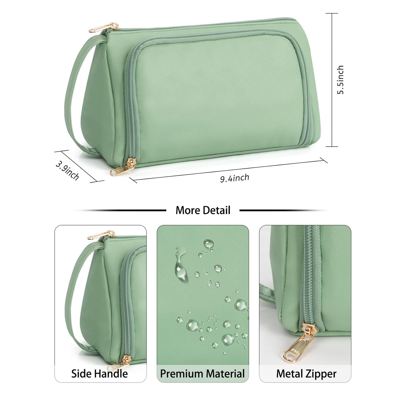 Large Capacity Travel Makeup Bag - Versatile Cosmetic Organizer & Portable Toiletry Case -dropshippingabc.com