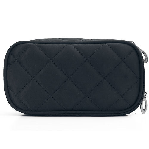 Geometric Rhombus Nylon Cosmetic Bag - Waterproof Makeup Organizer with Compartments for College, Dorm, Camp, Gym -dropshippingabc.com