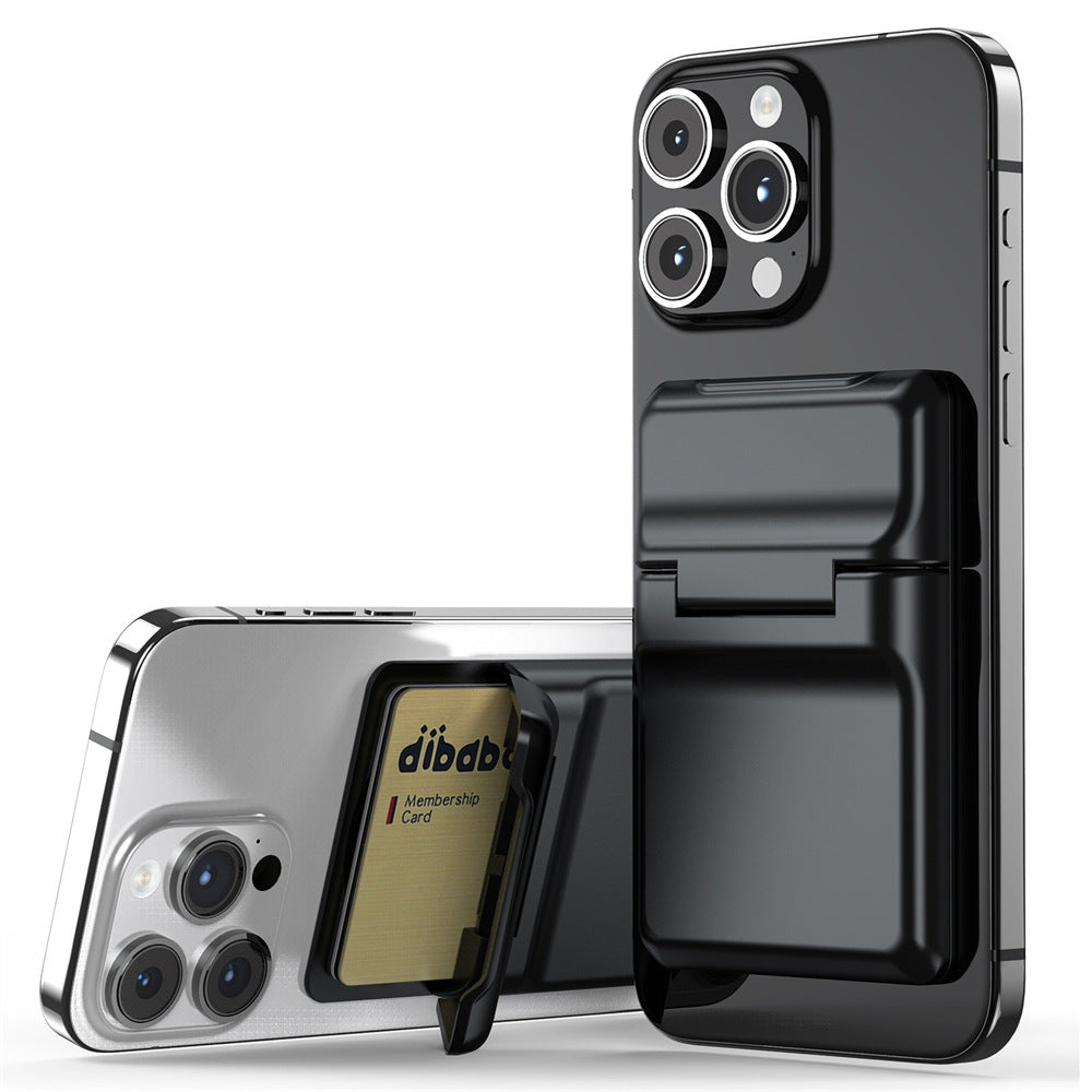 MagSafe Wallet for iPhone - Heavy Duty MIL-STD Snap-On Phone Magnetic Wallet and Phone Card Holder - Detachable and Slim Hard Case for iPhone 17 Pro Max /16 Pro Max/15/14/13/12 Series -dropshippingabc.com