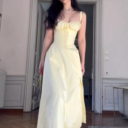 Floral Square Neck Sexy Split Swing Spring Dress Off Shoulder Flower Print Sexy Dress -dropshippingabc.com