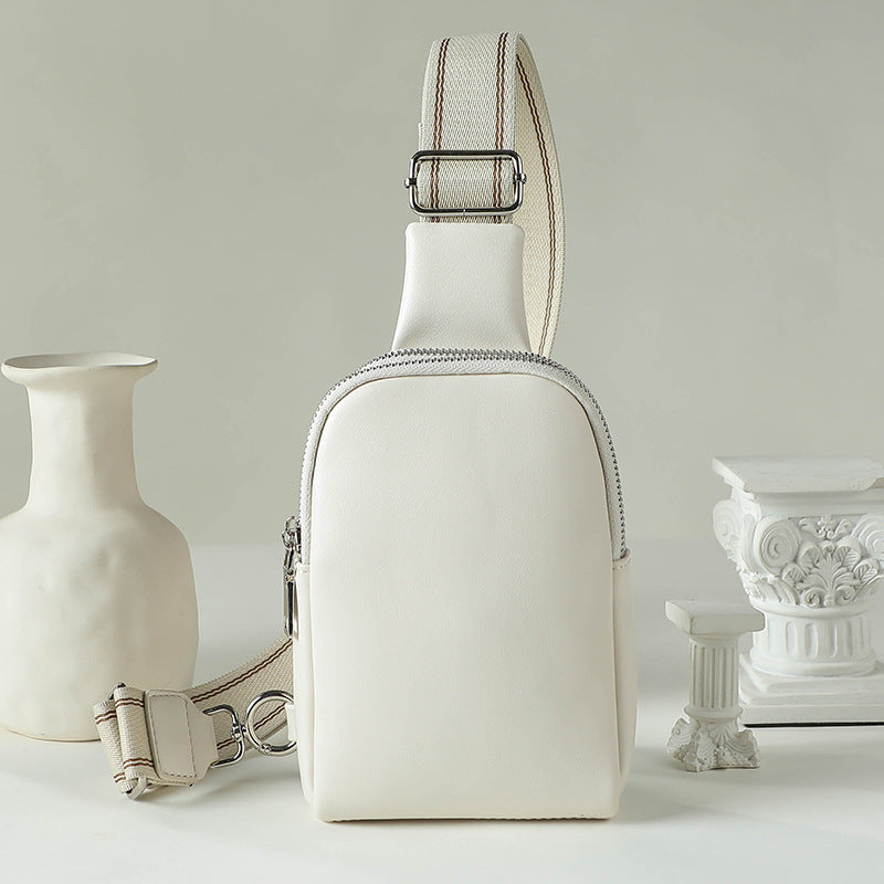 Unisex Small Chest Bag - Stylish Soft PU Crossbody Chest Purse & Fanny Pack for Everyday Use -dropshippingabc.com